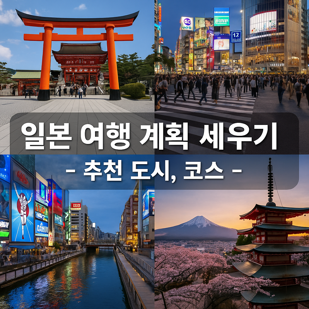 일본 여행 계획 세우기 - 추천 도시, 코스 -
