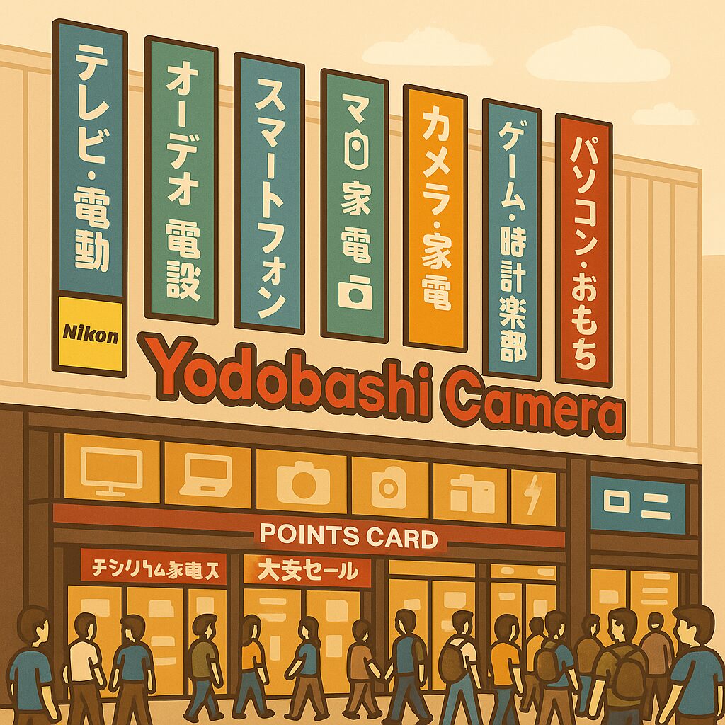 일본의 상점가 일러스트