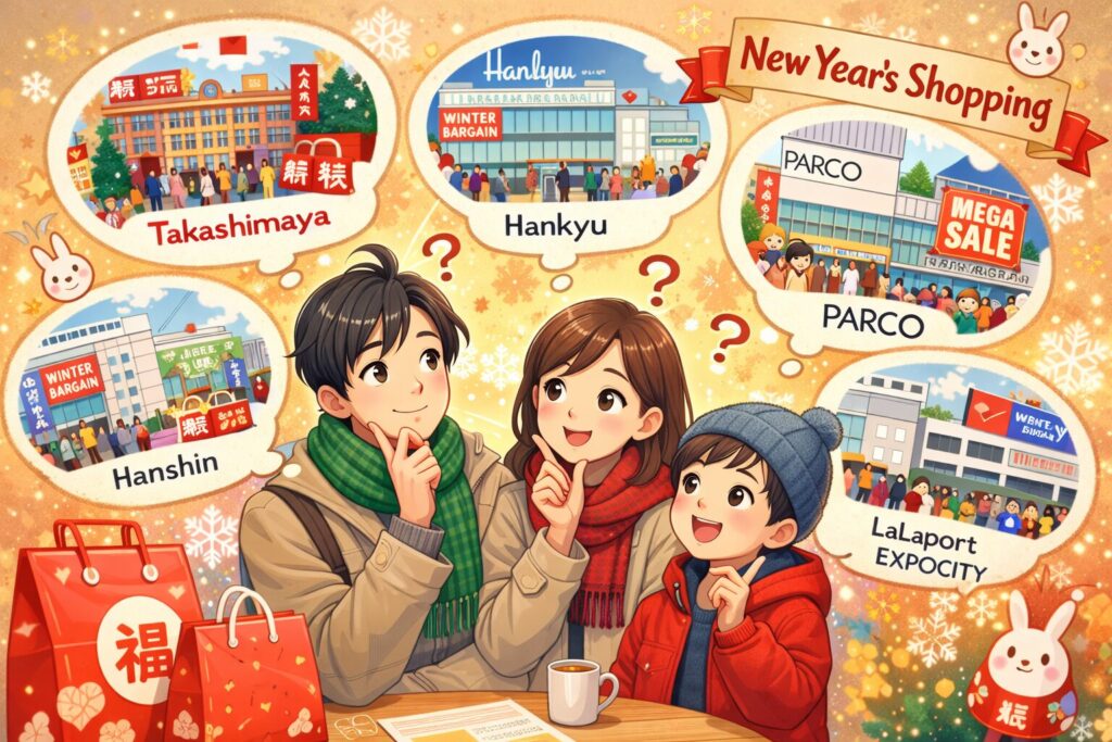 연말연시 세일 장소 예시