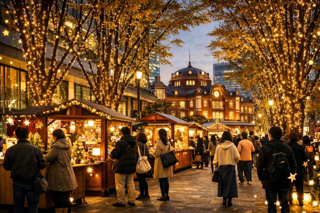 마루노우치 일루미네이션 예시 아이와 함께 일루미네션 추소