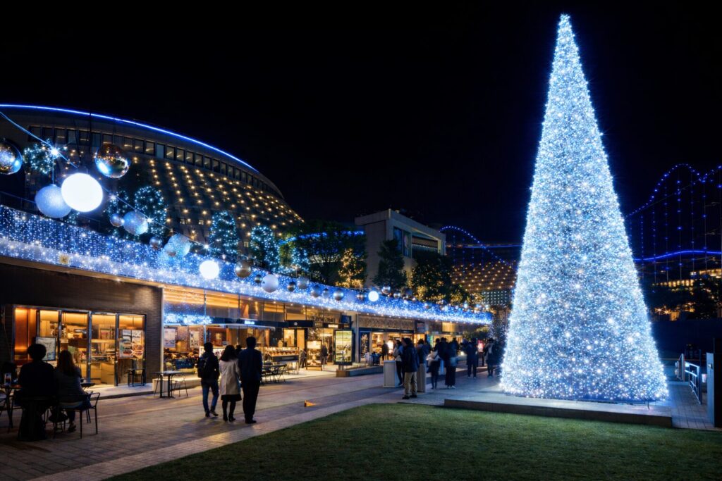 도쿄돔시티 윈터 일루미네이션 포토존 분위기 예시