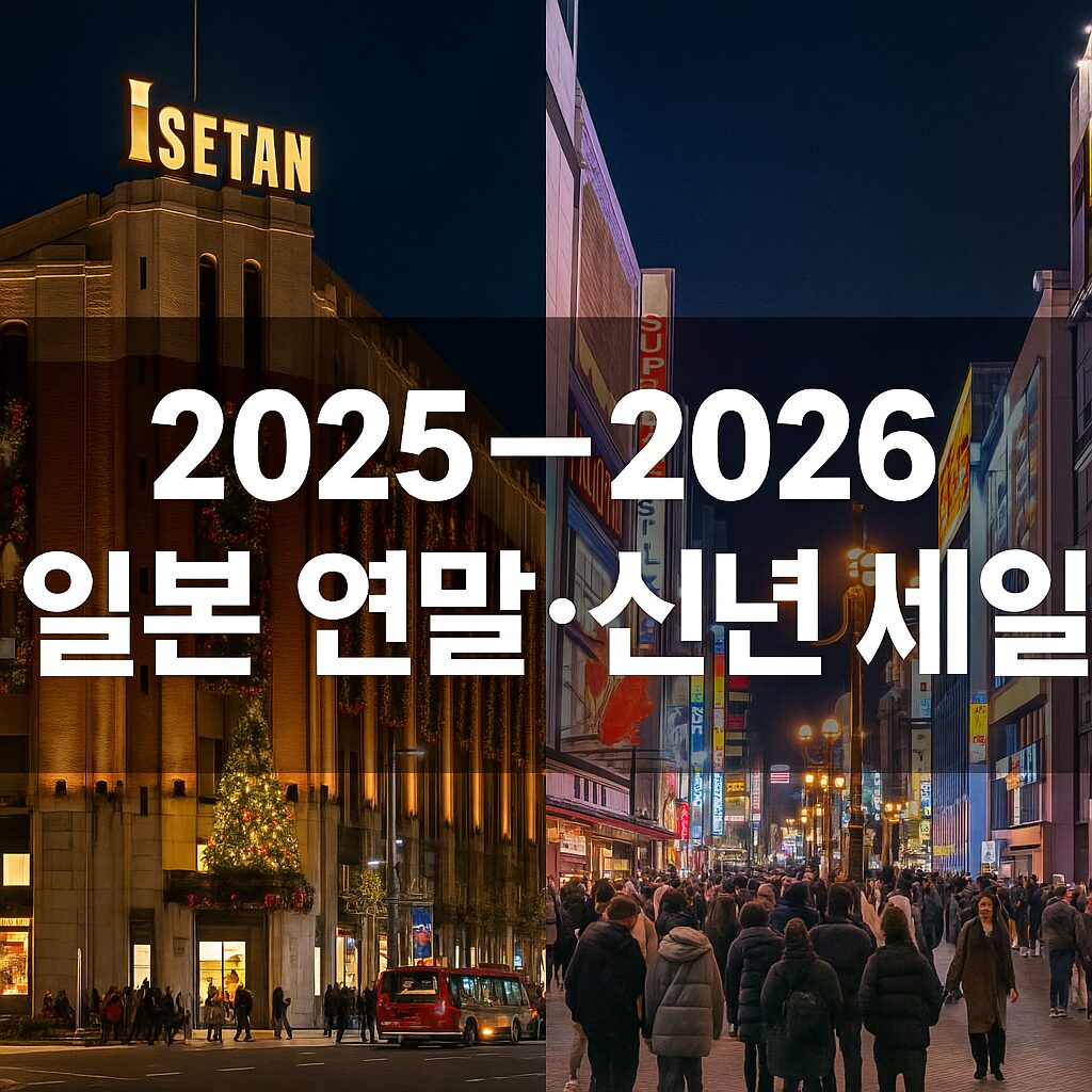 일본 연말 연시 세일 일정 (2025–2026)