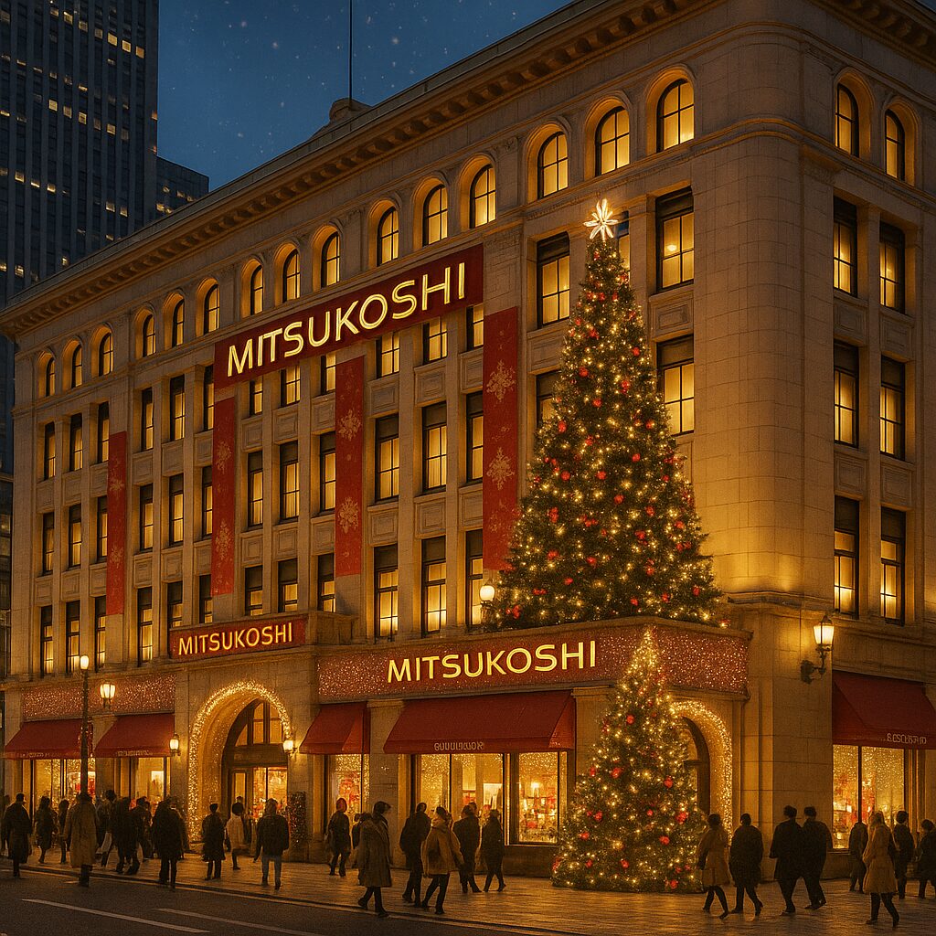 연말 연시 세일 미츠코시 백화점 예시