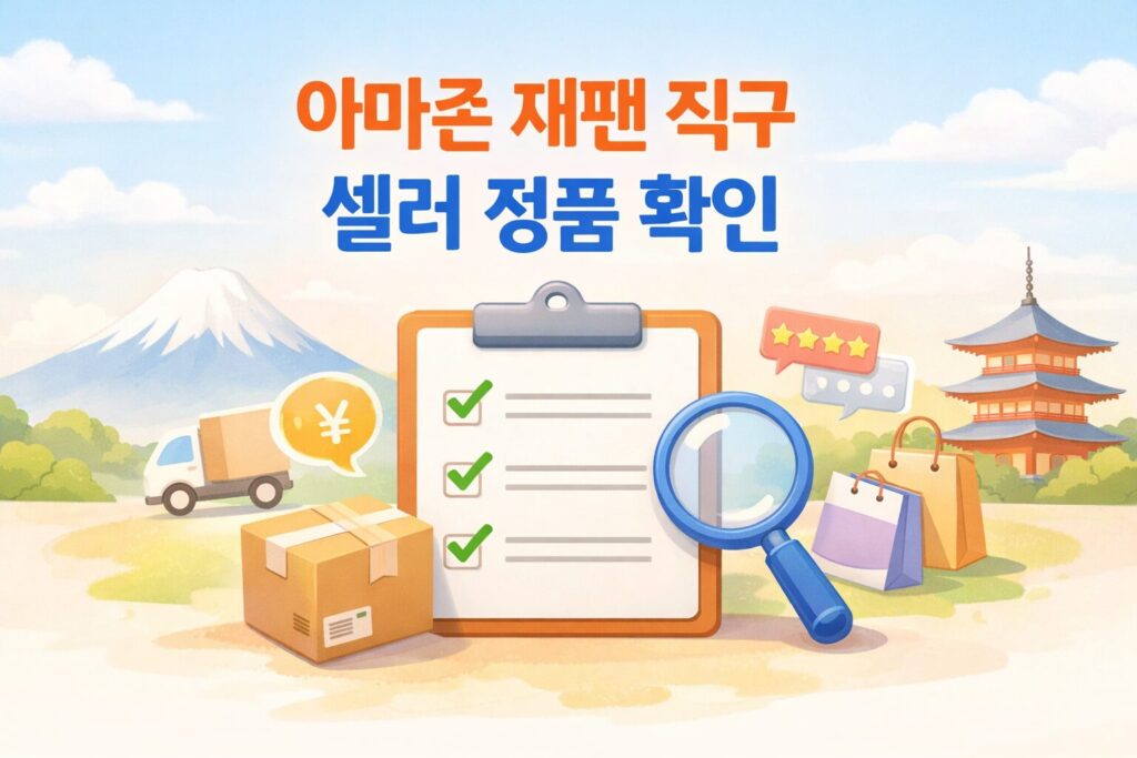 아마존 재팬 직구 셀러·정품 확인 체크리스트: 안전하게 사는 법