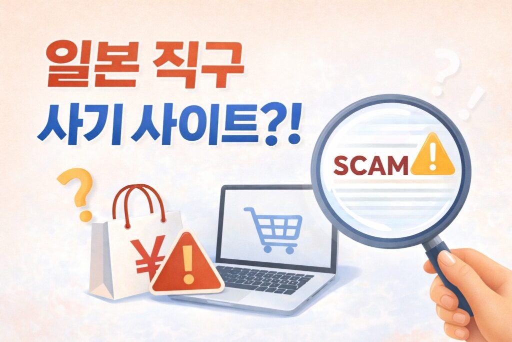 일본 직구 사기/가짜 사이트 구별 12가지 체크리스트 (초보도 3분 컷)