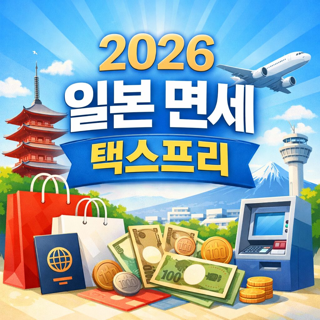 일본 면세 택스프리 최신 가이드 2026