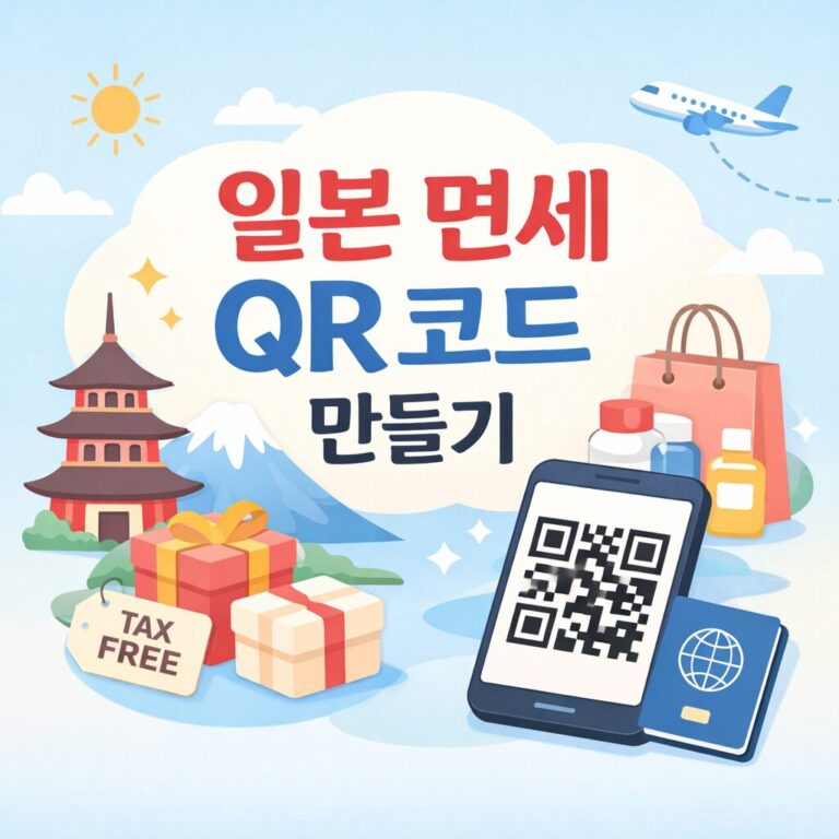일본 면세 QR 코드 만들기 썸네일(비짓재팬 연동 가이드)